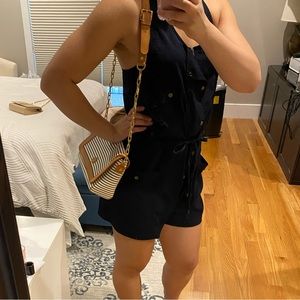 Fun blue romper with pockets